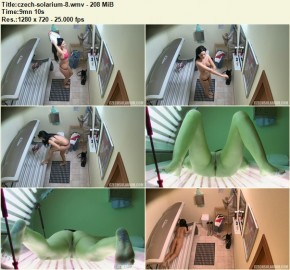 Czech Solarium Voyeur 5-8