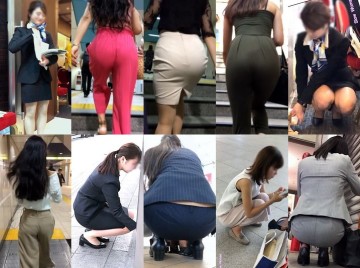 Gcolle Ass 4-6 【即ヌキ】イベントSP1☆超絶ミニスカ受付OL!美脚披露に悶絶^ ^