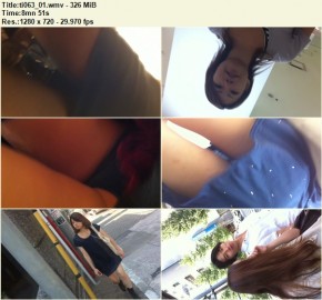 Upskirts in Shopping Mall 61 – 64