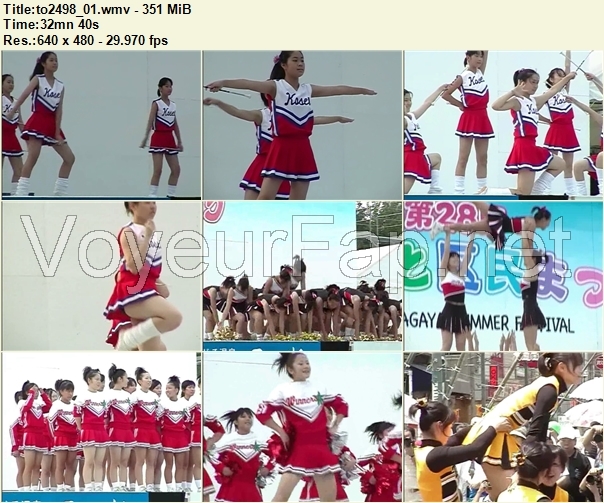 Cheerleaders Candid to2495_01 – to2498_01