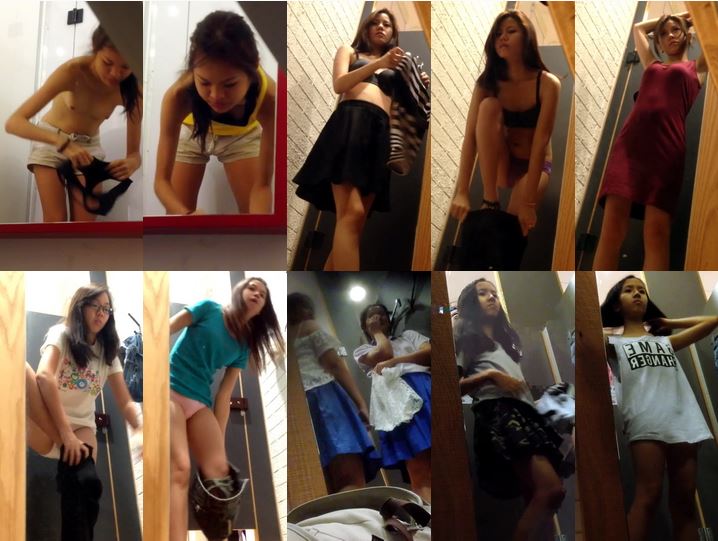 Asian Changing Room 2, Singapore changing room voyeur, Thailand hidden camera video, fitting room spy Singapore