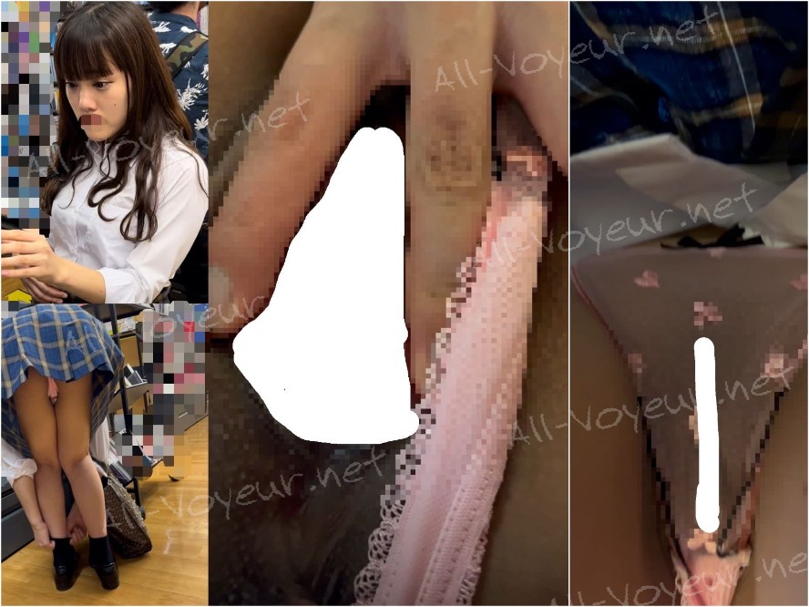 vol50 vol.50(衝撃マンポロ、ヒクヒクくぱぁアリ)激カワ青チェKのスケスケTバック逆さ撮り