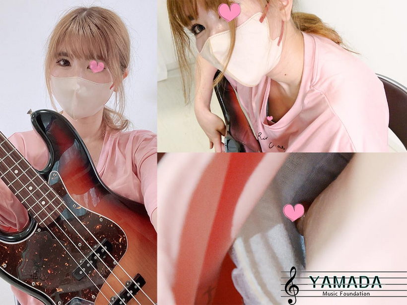 【胸チラ盗●】金髪の可愛い系女子/控え目な乳房に大き目の乳首/食い込みパンティ【ベーシストの日常Vol.14】