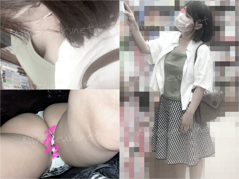 小柄女子大生の食い込み T/新しい協力者【特典映像付き】【純白/パンチラ】【禁断の逆さ撮り】Vol.37