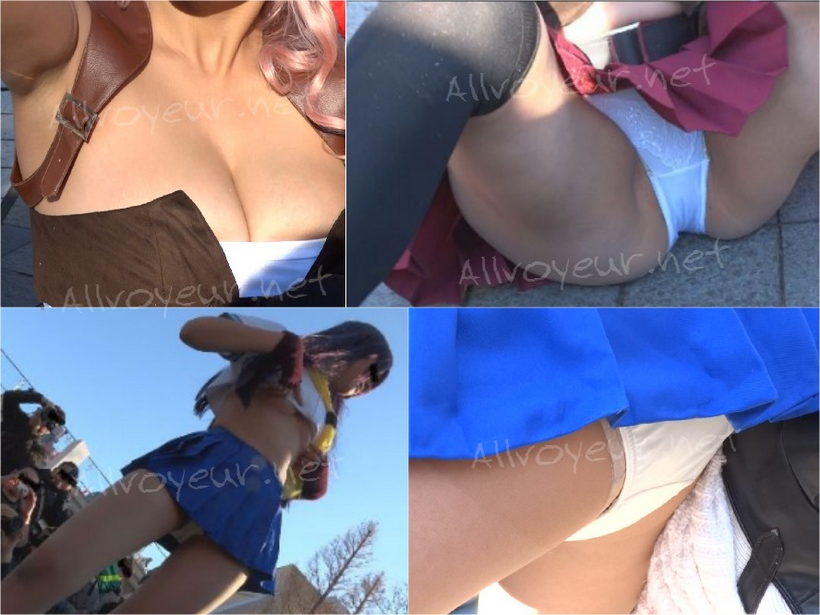 超高画質 FHD動画 パンチラコスプレイヤー 自前のパンツを惜しげもなくキモカメコ達に撮らせまくりNO-1