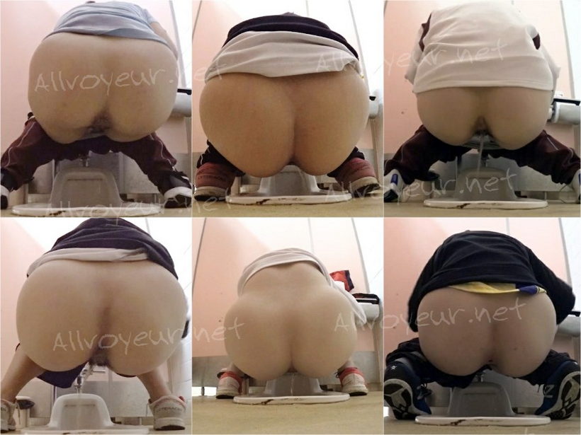 JW-012  女子陸上部のぞき和式トイレ （おしっこ）