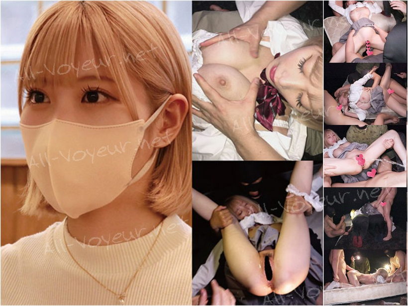 とある男の撮影かい　金髪ボブ巨乳