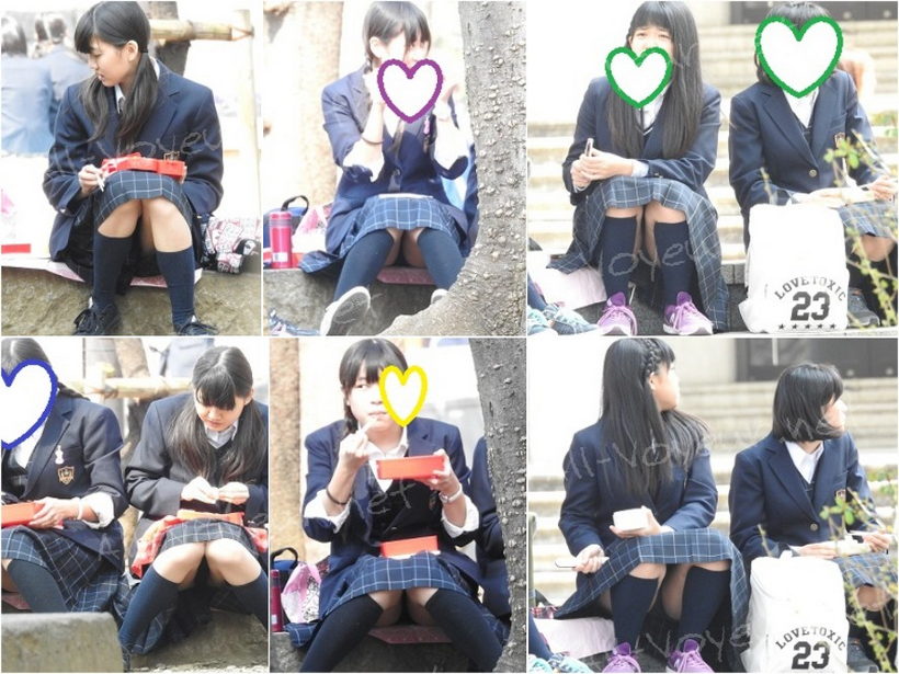 【再販】制服姿の可愛いコを発見！！（ＦＨＤ）大変です！！パンツが見えてますよ２９