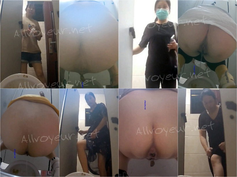 最新流出大学城附近公厕露脸❤️全景视角后拍大屁股塞满整个屏幕身临其境观看的感觉