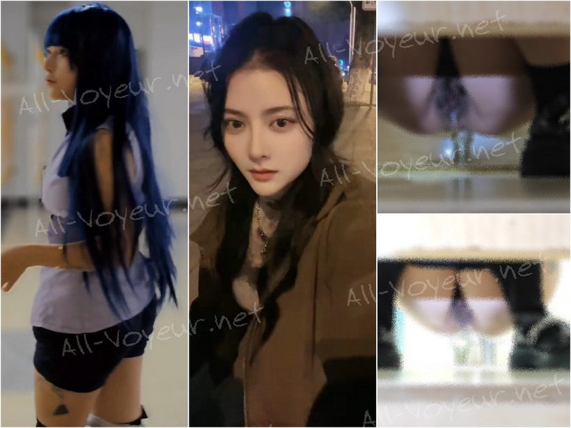 【漫展厕拍】漫展补光厕拍二次元美女尿尿，搭讪要微信[某房原版]