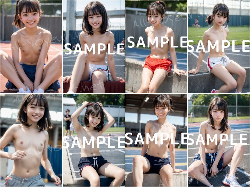 ちっぱいな陸上部の美女達