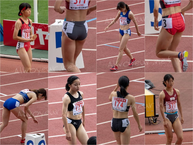 【食い込みハイレグブルマ・はみパン・パンティーライン】JK風 陸上競技写真集19