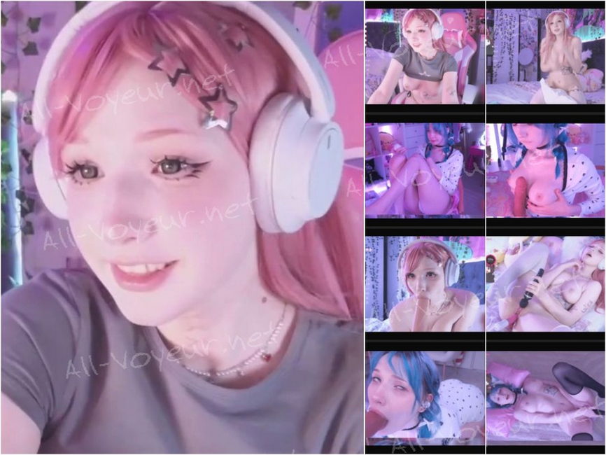ピンクヘアの誘惑：E-Girlのエロティックな夢の世界 – HD高画質