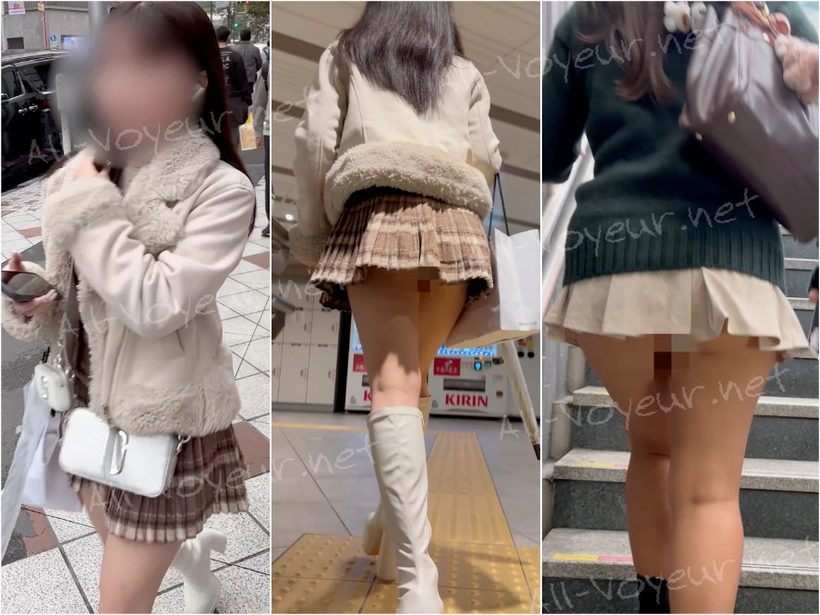 【再販】《４K・高画質》 No.1026「Tっすよね？？？ハミ出すってレベルじゃないミニスカJD」