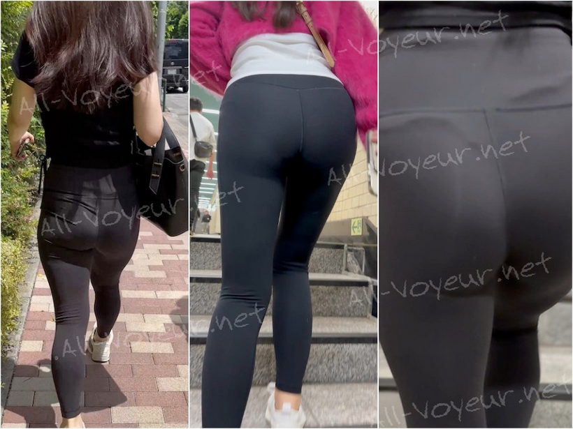 【再販】《４K・高画質》 No.1135「この位が一番興奮するのではないか！？ジムへ向かうセレブのレギンス」