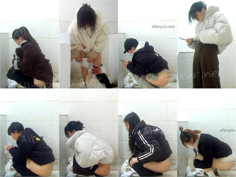 【トイレ撮影】2024年新作 サービスエリア パノラマトイレ撮影 1鏡3体位 7期 57V