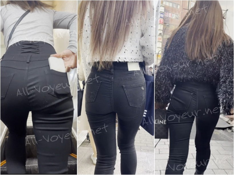 【４K・高画質】黒いパンツはエロい