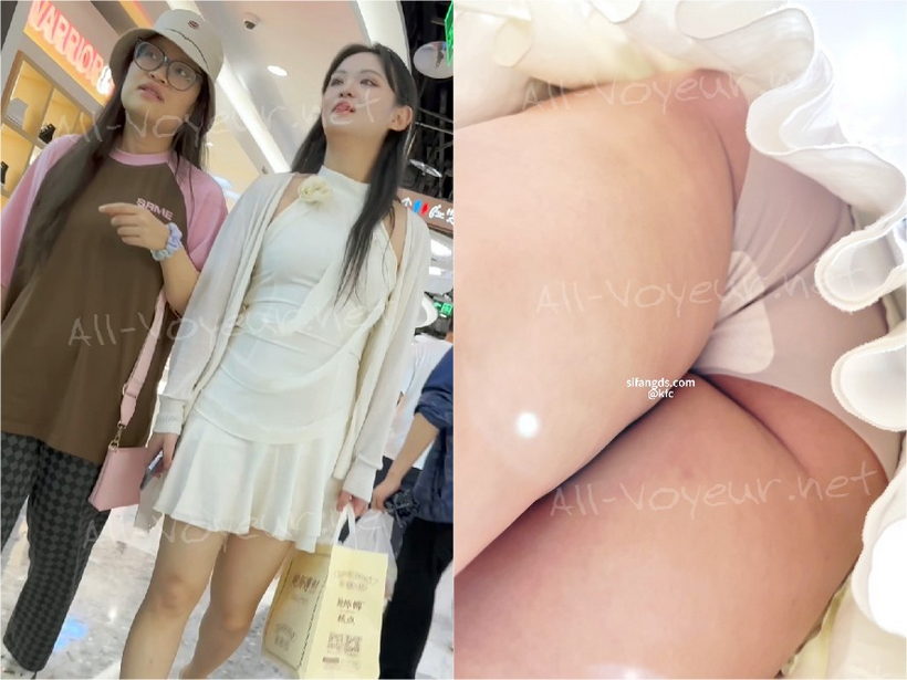 極上ツインテールロリ！股開き黒ストッキングがセクシーに露出。下着を密着させて撮影
