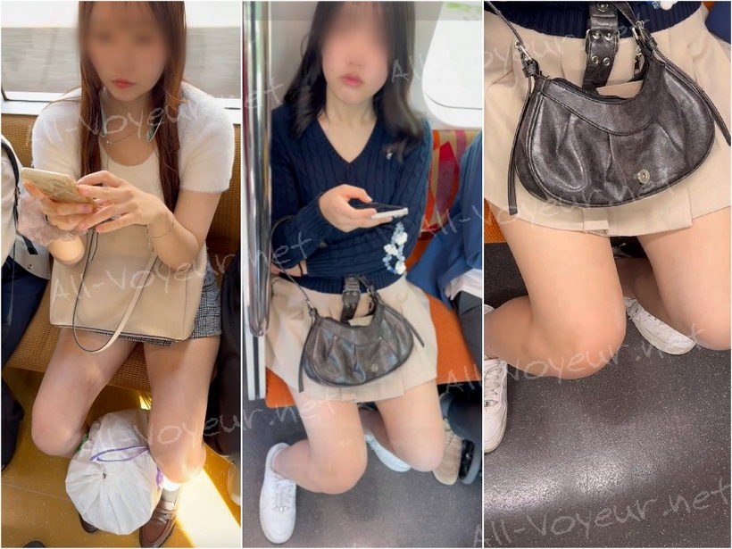 【再販】エロすぎるショーパン&ミニスカ美女、２名の美人お姉さんの生脚を真上から見まくり！
