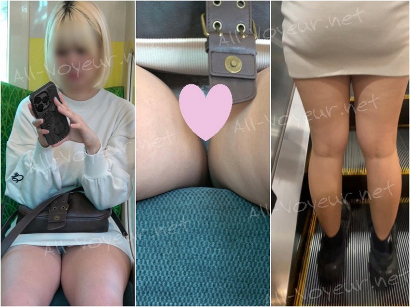 【6月29日まで顔モザなし】超絶美人お姉さんのミニスカタイトワンピから丸見えな純白[4K動画][顔出し][ドアップあり]