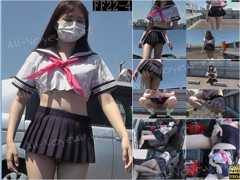 超ミニスカ　パンチラ　ゆなちゃん4 私のエロい格好でたくさん抜いてネ