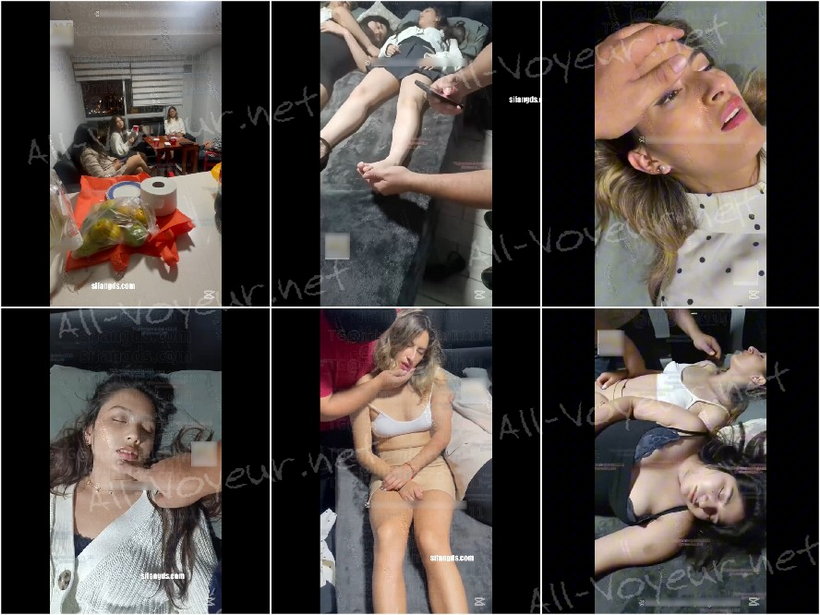 【应求而发】【mj】真实迷玩，阿三哥同时迷倒三位美女摆完舔脚翻眼