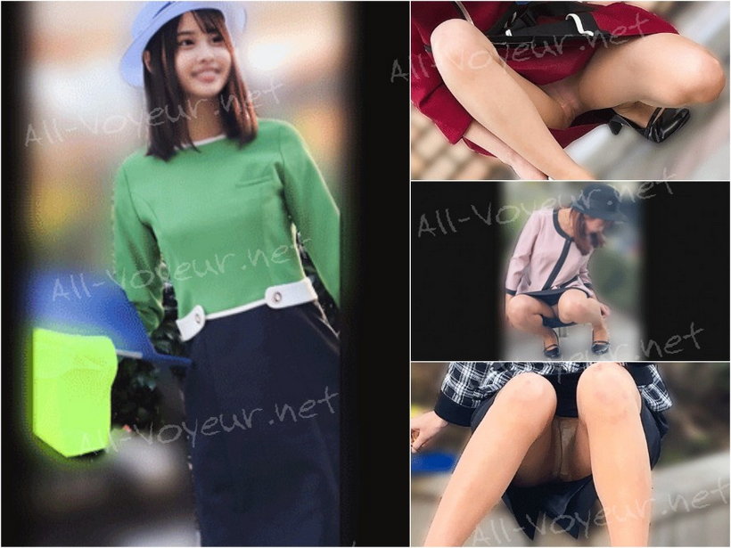 関東のバスガイド4名 パンチラ隠し撮り お仕事中のパンストムレムレパンティに大興奮