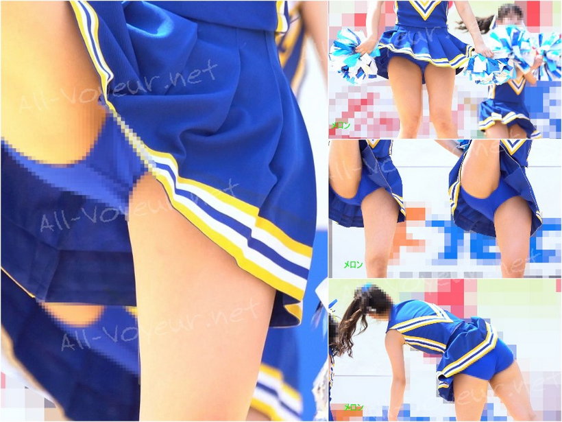祭りだチア vol.91 【4K】 可愛らしいKチアダンス！続編 腰振りで三角地帯がチラッと見えて最高です！