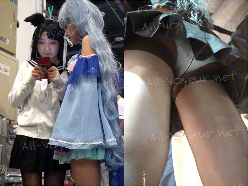 【xxn-139】露背女仆装小姐姐逛街..超短蓬蓬裙配粉色内裤[某房原版]