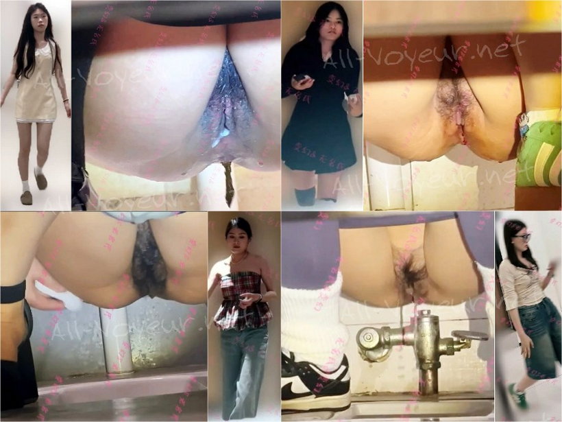【合集厕拍】光线照射，补光拍B，众多高颜值美女入厕10V[某房原版]