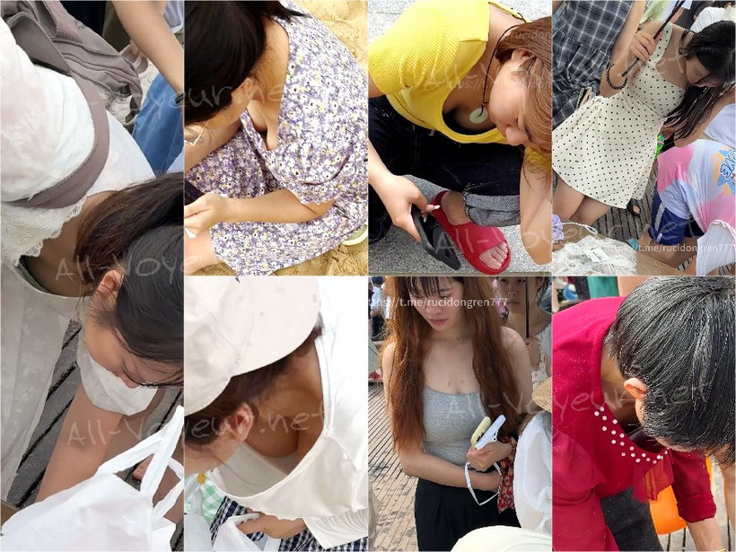 【高抄拍胸】海边露天 近距离怼奶拍小葡萄(4) [某房原版]50V