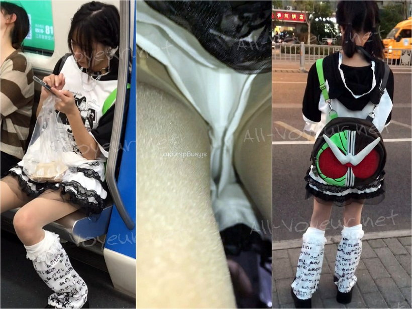 【TKCD】189.掀裙子开闪抄底肉丝可爱眼镜妹子 [某房原版]