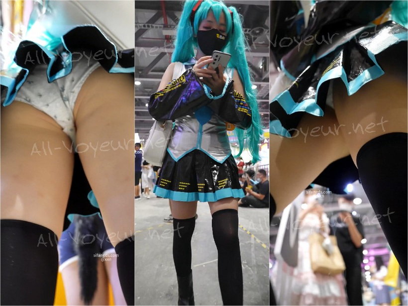 【xxn-230】制服jk小姐姐和同伴逛街..黑色过膝袜配白内前后拍[某房原版]