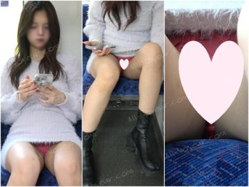 【10月18日まで顔モザなし】めちゃくちゃかわいすぎる美脚ワンピギャル、赤Tが丸見え[4K動画][顔出し][ドアップあり]
